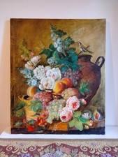 '' Cesto di vimini con fiori e