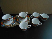 TAZZINE CAFFE'  SET 6