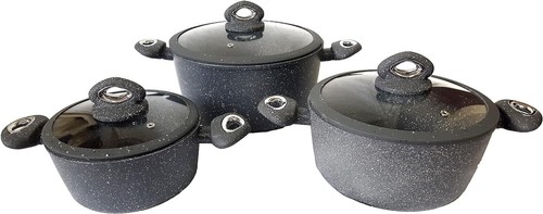 Set pezzi casseruole pietra - pezzi,