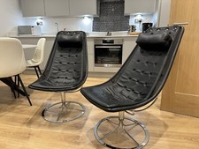 Bruno Mathsson (2 pezzi) sedia girevole Jetson metà secolo