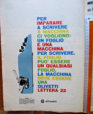 Advertising OLIVETTI LETTER 22