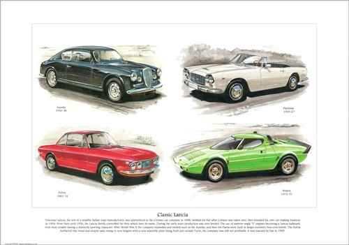 Classic lancia fine art - lancia,