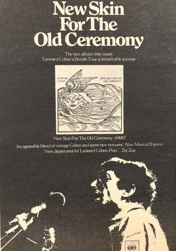 Leonard cohen 1974 vintage - leonard, uk