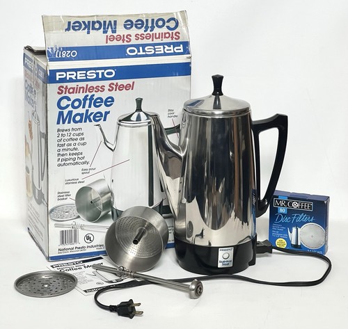 Caffettiera vintage presto - caffettiera,