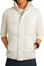 Gilet imbottito bianco