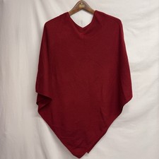 Poncho di lusso in maglia 100%
