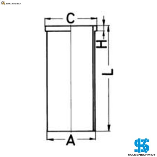 Boccola cilindro 89317190 per - boccola,