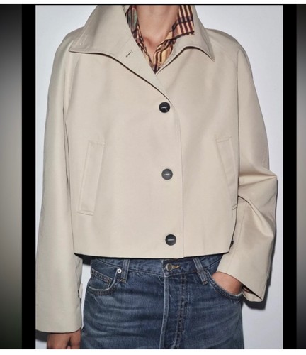 Zara water repellent cropped - water,