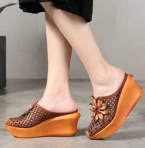Scarpe decolte donna zeppa