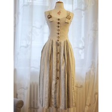 ABITO STILE TIROLESE  tg.40 it  BEIGE