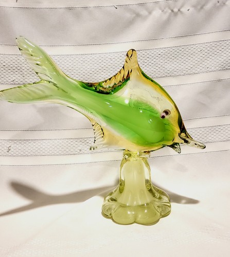 Vintage murano art glass - murano, fish