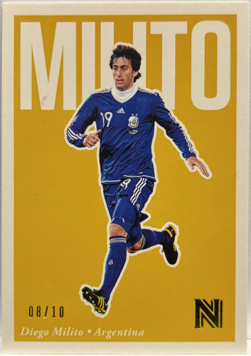 Diego milito panini - milito, 8/10