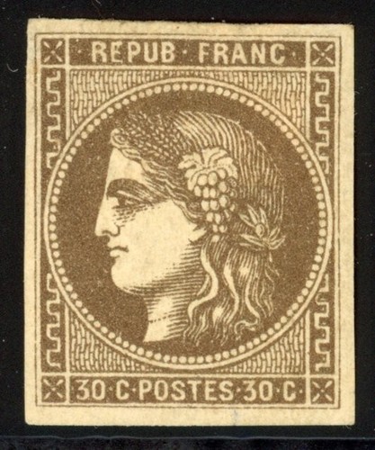 Francia 1870 30c scott 46 - francia,