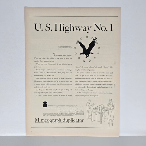 1940 duplicatore mimeografo