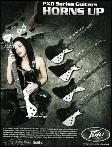 Pubblicità chitarra mistress - pubblicità,