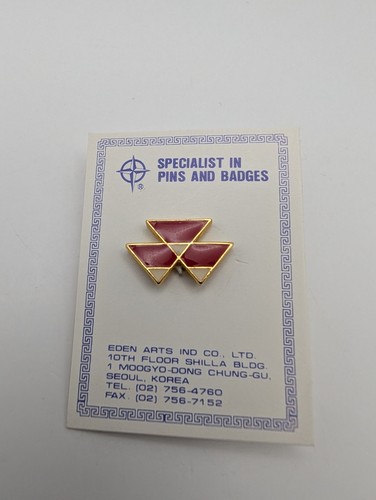 Mitsubishi vintage logo pin - logo,