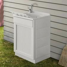 Mobile lavatoio 50x50 bianco