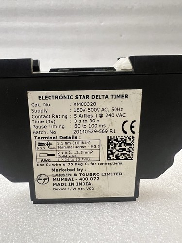 Timer elettronico star delta - star,