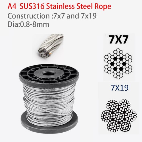 Cavo corda filo acciaio - , inox