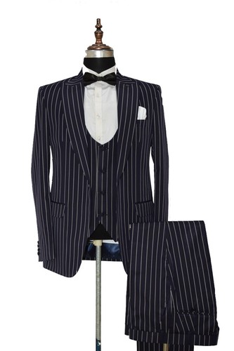 Uomo blu perno righe abiti - perno,