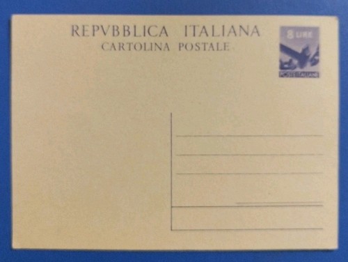 1947 intero postale