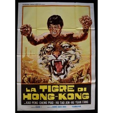 manifesto LA TIGRE DI HONG KONG arti marziali oriente cina karate kung fu A184