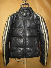 Piumino moto SCHOTT in pelle