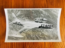 FOTO ORIGINALE AEREO AEREONAUTICA 50/60s F-80C SHOOTING STAR U.S. AIR FORCE 48s