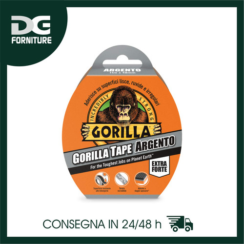 Nastro gorilla tape argento - nastro,