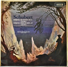 DECCA STEREO SXL 6173 UK 1965 ED2 WB SCHUBERT String Quintet & Trio Cello:HARAND