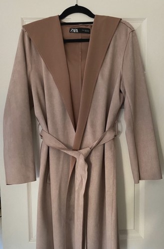 Zara cappotto rosa cappuccio - zara,