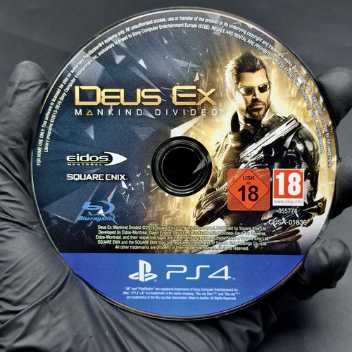 Deus mankind divided - mankind, ps4