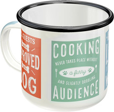 Tazza Smaltata Retrò, Dog