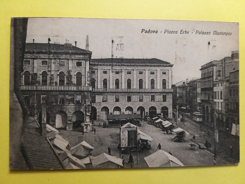 Padova piazza erbe mercato - -,