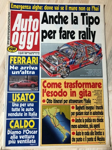 Rivista auto oggi 1989 - oggi,