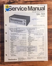 Technics SA-101 Ricevitore Manuale di servizio *Originale*