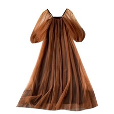 Abito Elegante In Rete Midi A