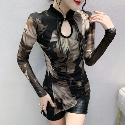 Camicia donna asimmetria