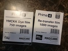 Magicard Prima 4 Nastro e Pellicola di Ritrasferimento 1000 YMCK Set 750 Immagini