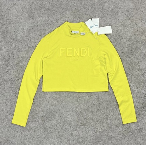 Fendi kids neon crop - kids, manica