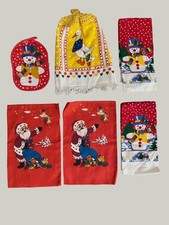 Asciugapiatti natalizi anni 50