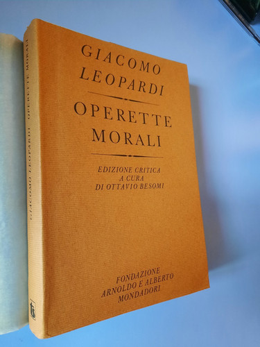 Giacomo leopardi operette - leopardi,