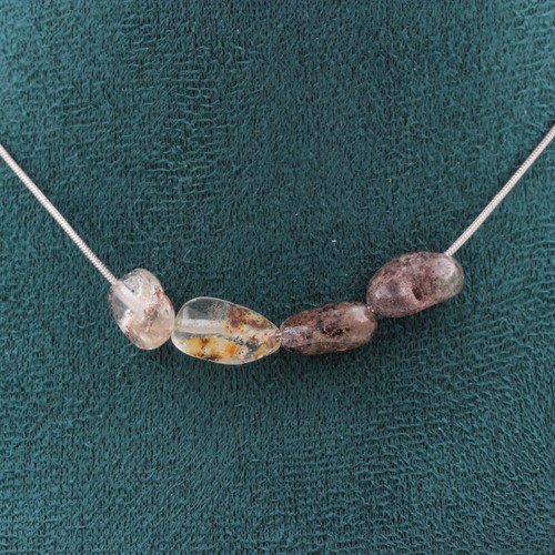 Collana perle quarzo - 4,