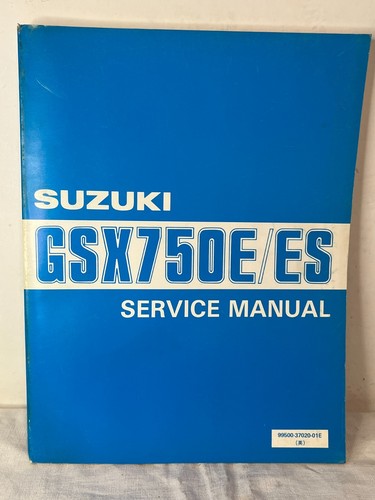 Suzuki gsx750e manuale di - gsx750e/es,