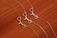 Bracciale cuore zampa