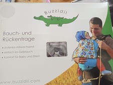 marsupio buzzidil xl nero e grigio