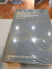 Manuale cremonese meccanica - cremonese, di