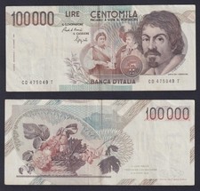 Banconota Italia 100000 lire