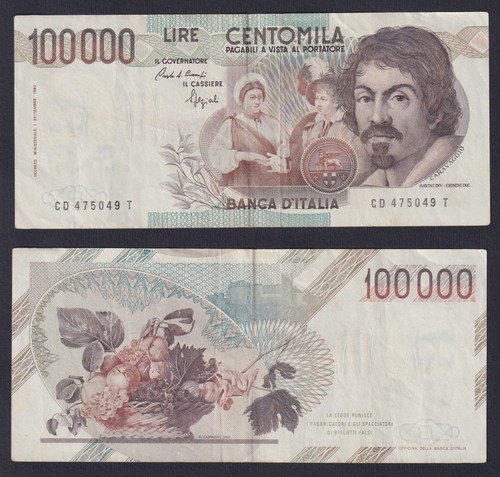 Banconota italia 100000 lire - 100000,