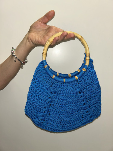 Borsa uncinetto fatta - uncinetto, a